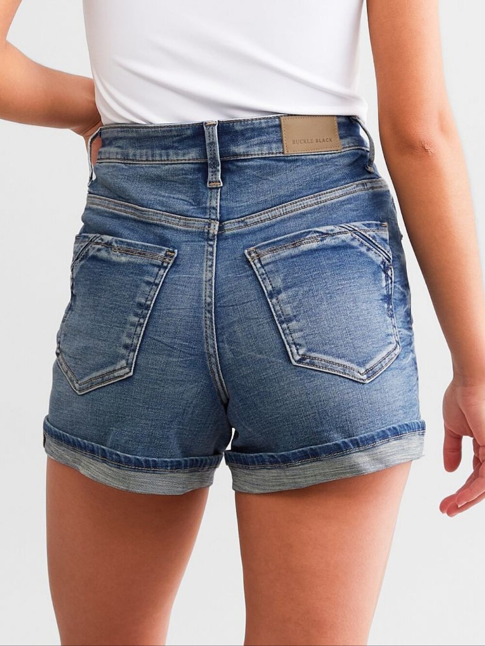 Buckle Black Fit 75 High Rise Shorts Sz 32 Style BBW1555 Fits Sz 14 - Picture 4 of 11